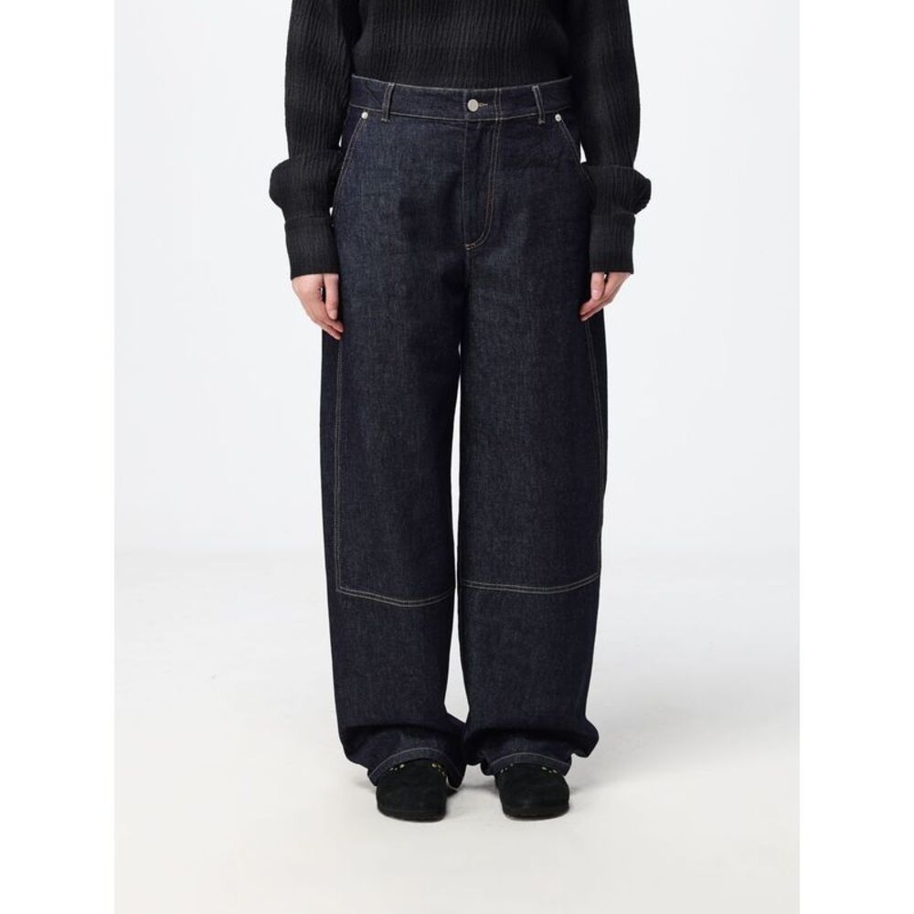 Tela Women Tela High-Waisted Wide-Leg Cotton Denim Jeans With America Pockets